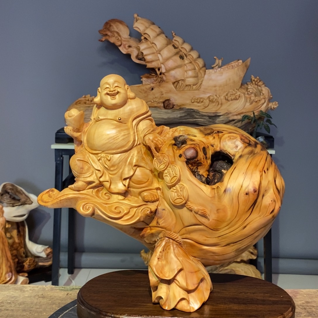 柏木（崖柏）崖柏木雕刻