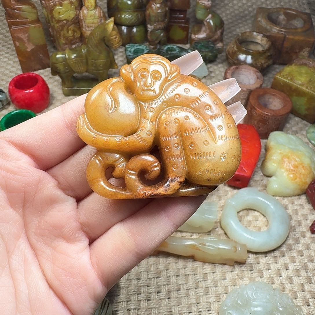 白玉菩提吊坠挂件