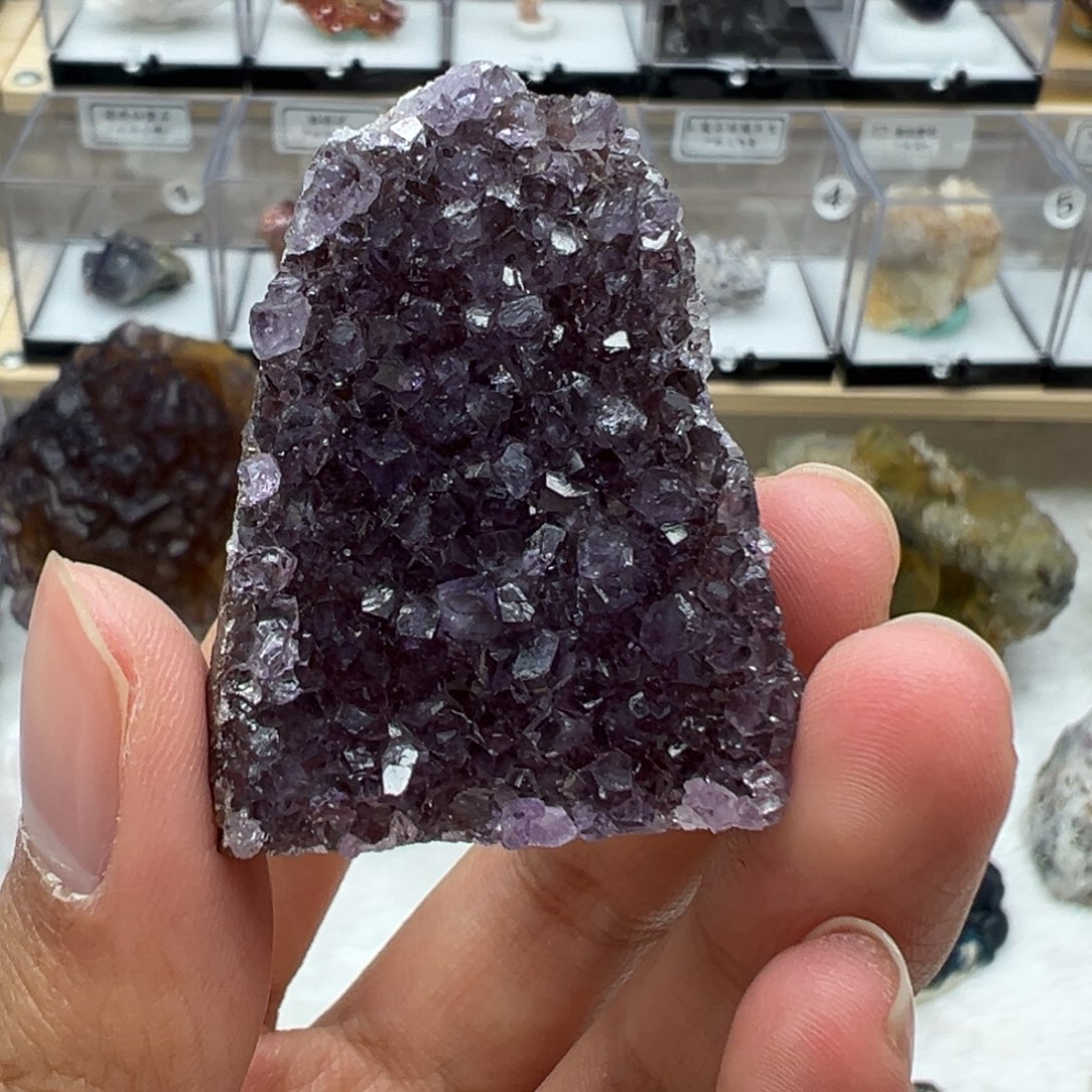 紫晶大型摆件（非配饰）银S925镶嵌