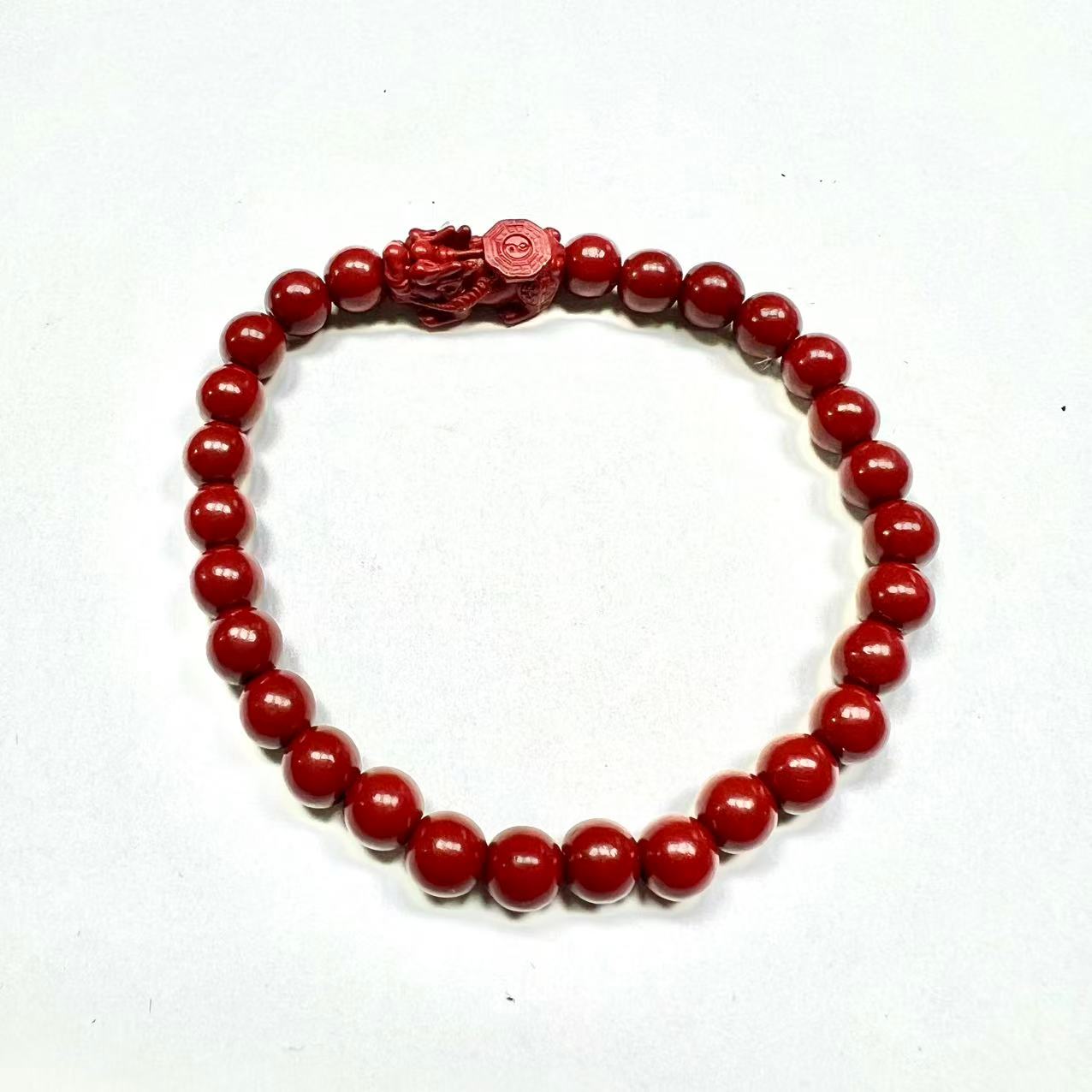 天然辰砂精美设计款手串*dk007