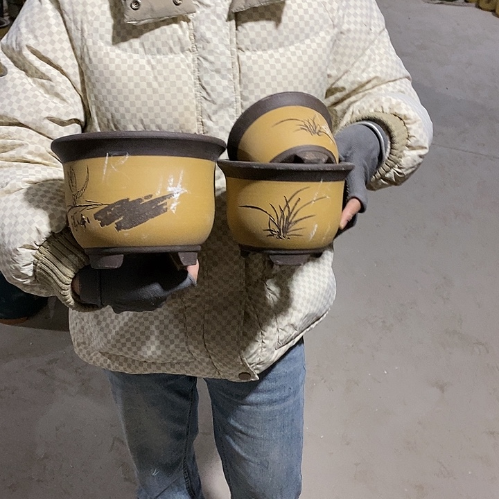 紫砂花盆紫砂花盆