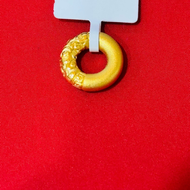 【陈晨专享】 足金999饰品 平安扣 GP 0.99