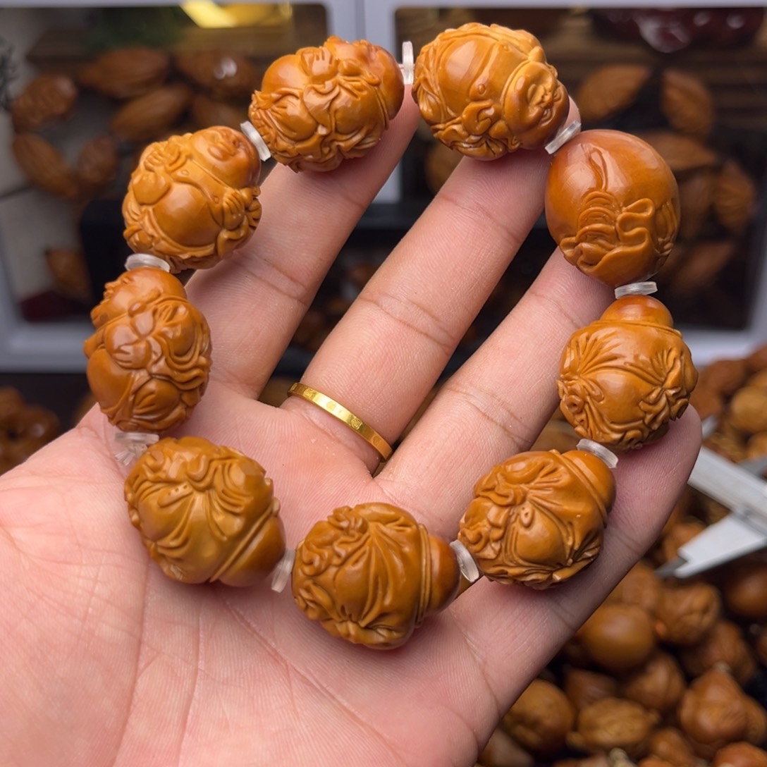 吊坠橄榄核橄榄核弥勒2.0