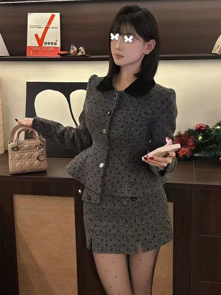 又又家  名媛气质显瘦套装