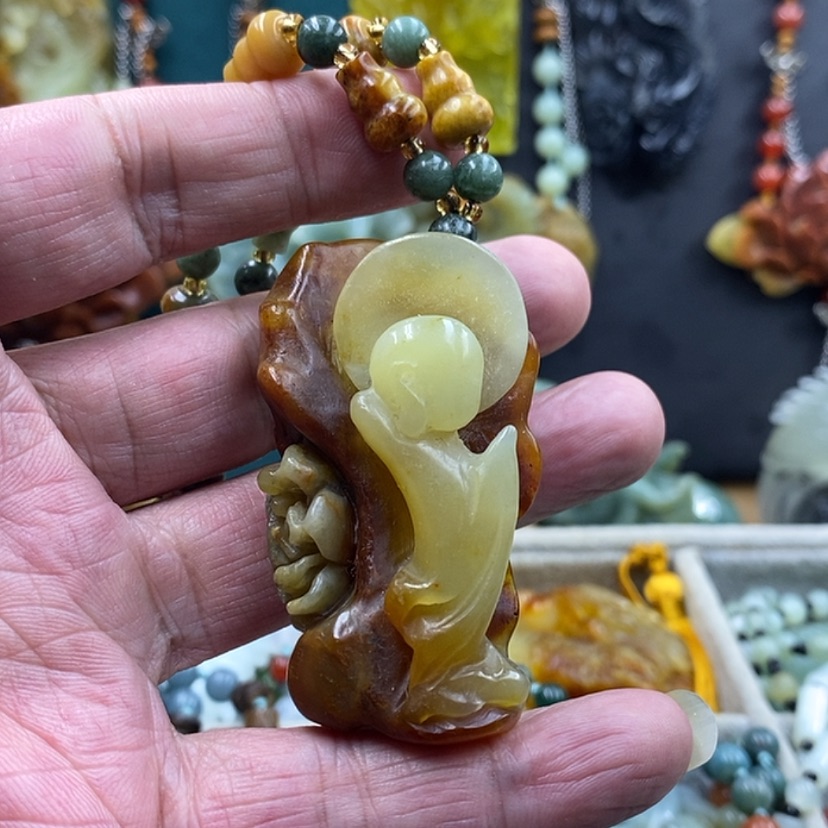 【闪购商品】未镶嵌岫玉吊坠