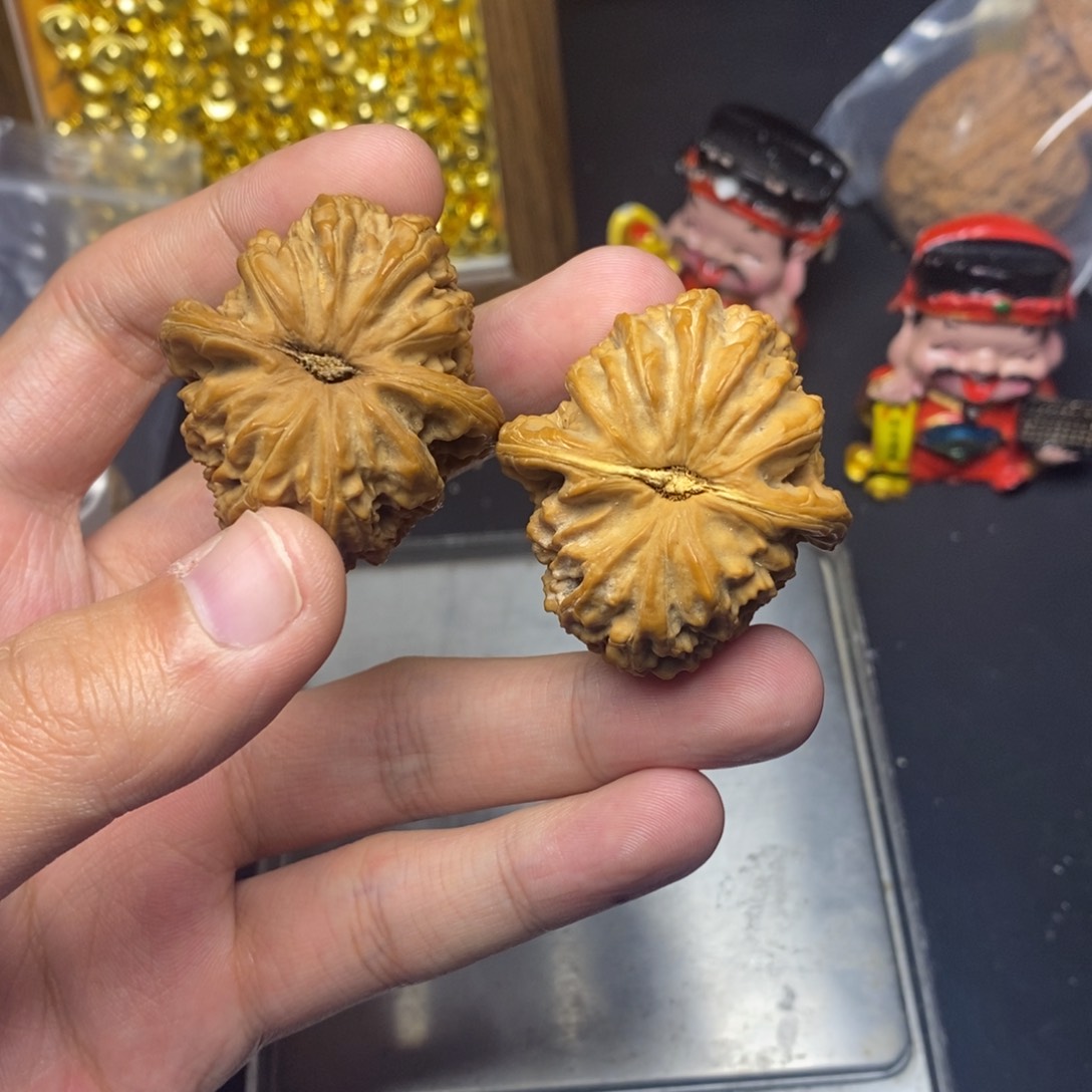 吊坠文玩核桃球白36