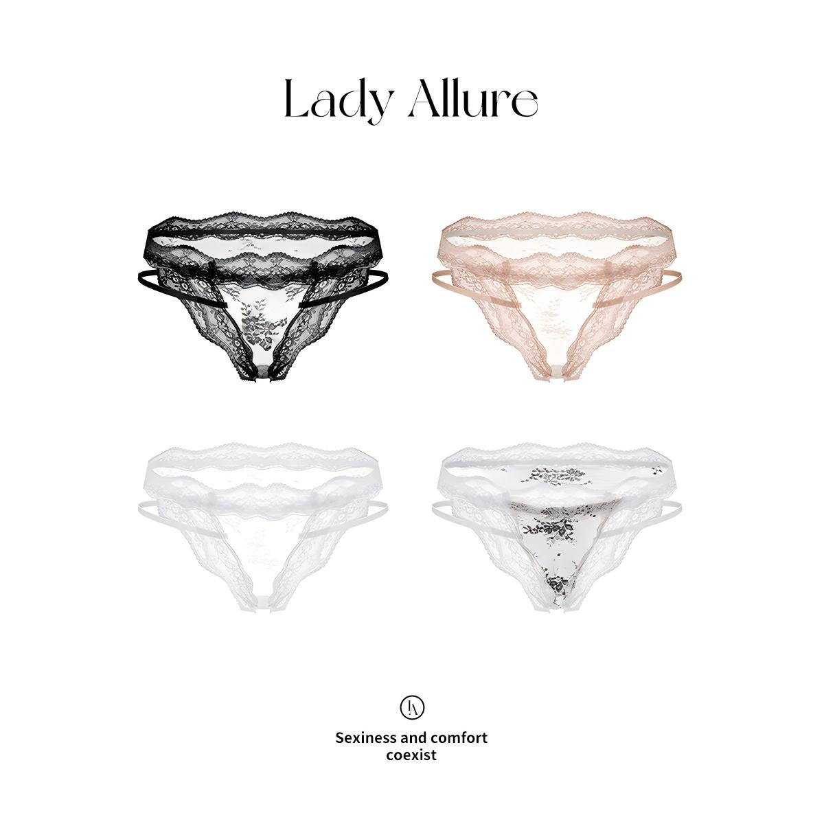 「LA」Eos·妩媚森林｜欲焰系列*性感蕾丝美臀绑带约会纯欲女内裤