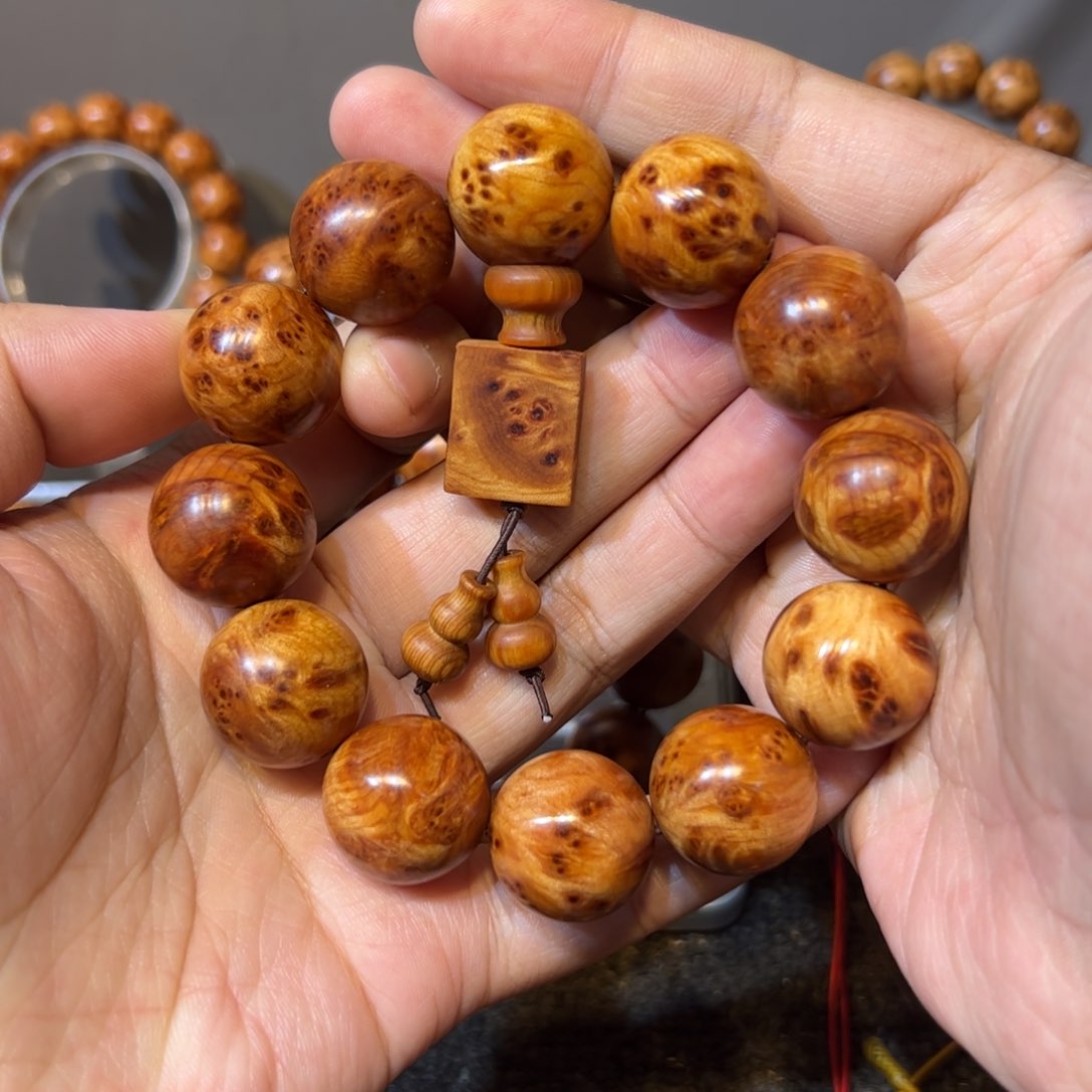 柏木（崖柏）手串/手链2.0陈化红油入门级瘤疤手串
