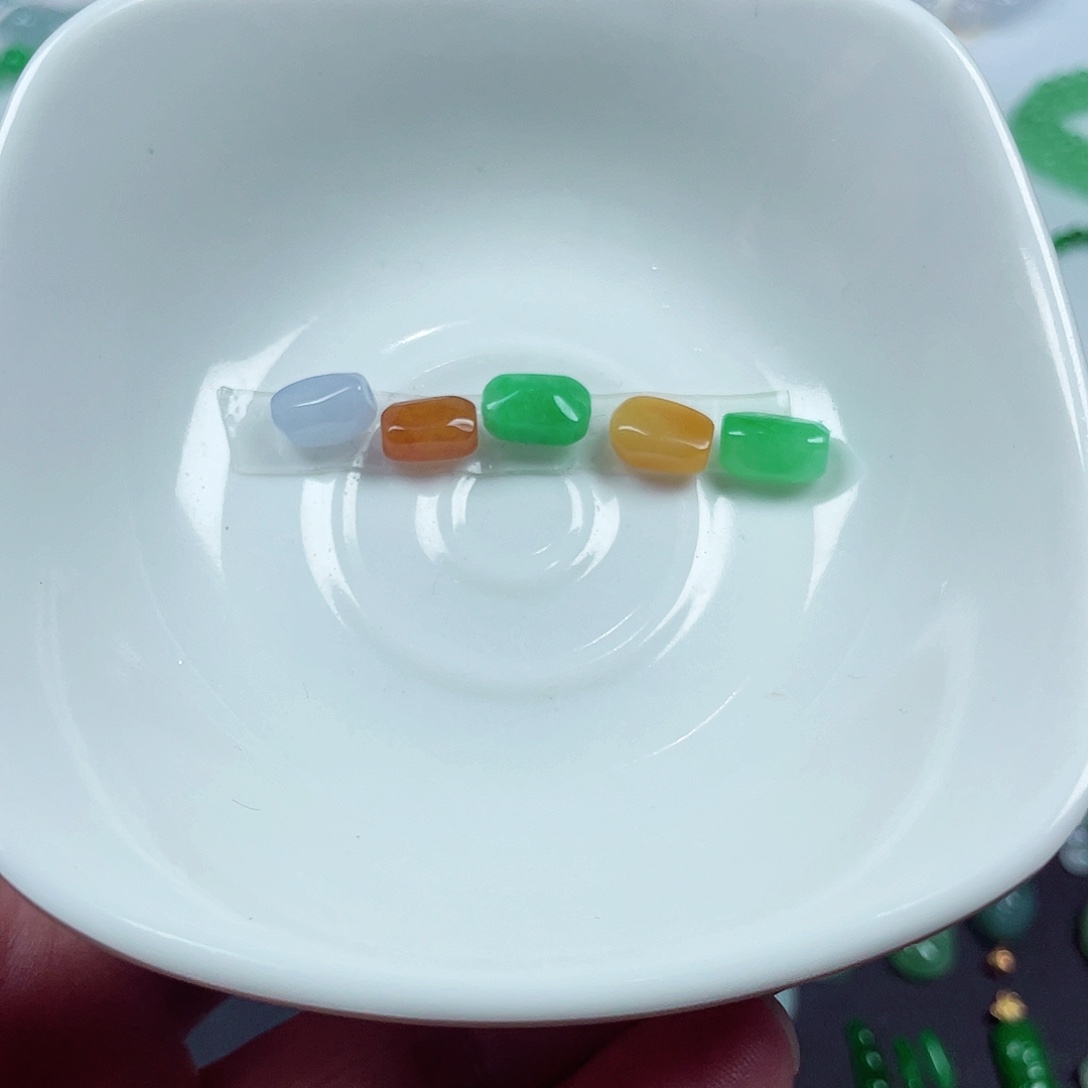 翡翠未镶嵌手链天然缅甸翡翠A卡9