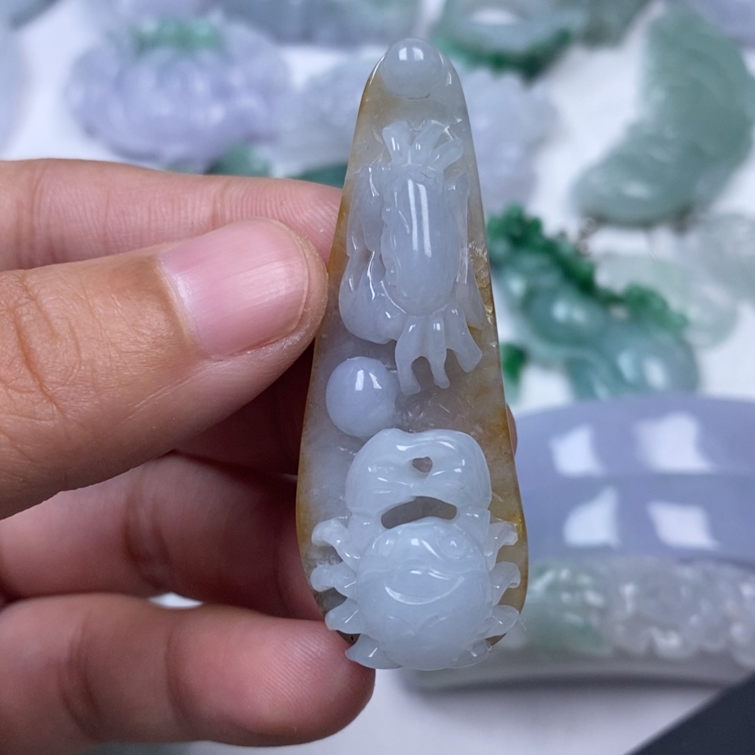 颈饰未镶嵌翡翠翡翠