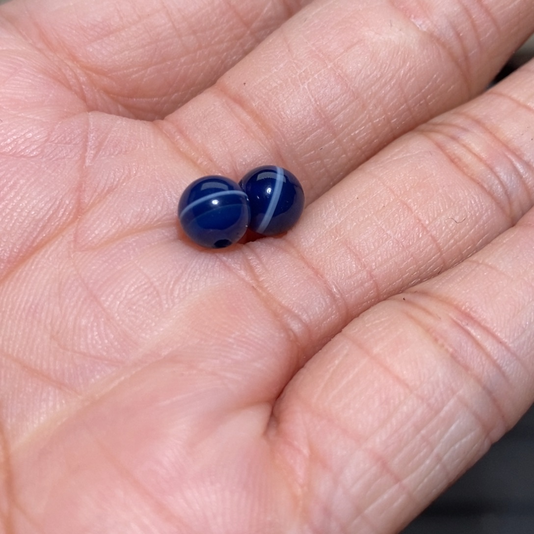 牧****玛瑙/玉髓合金手链