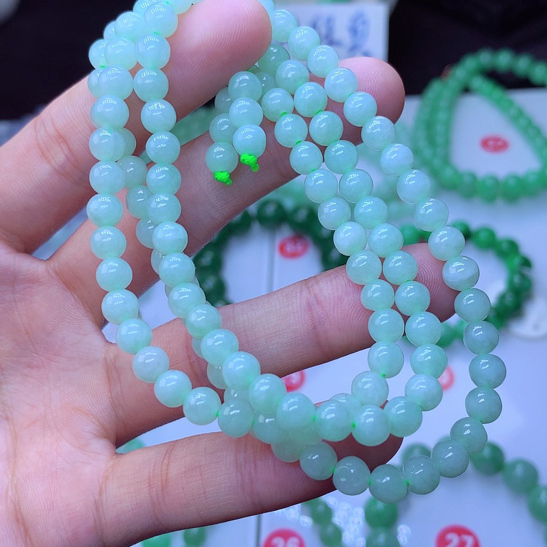 翡翠毛衣链未镶嵌卡5.8