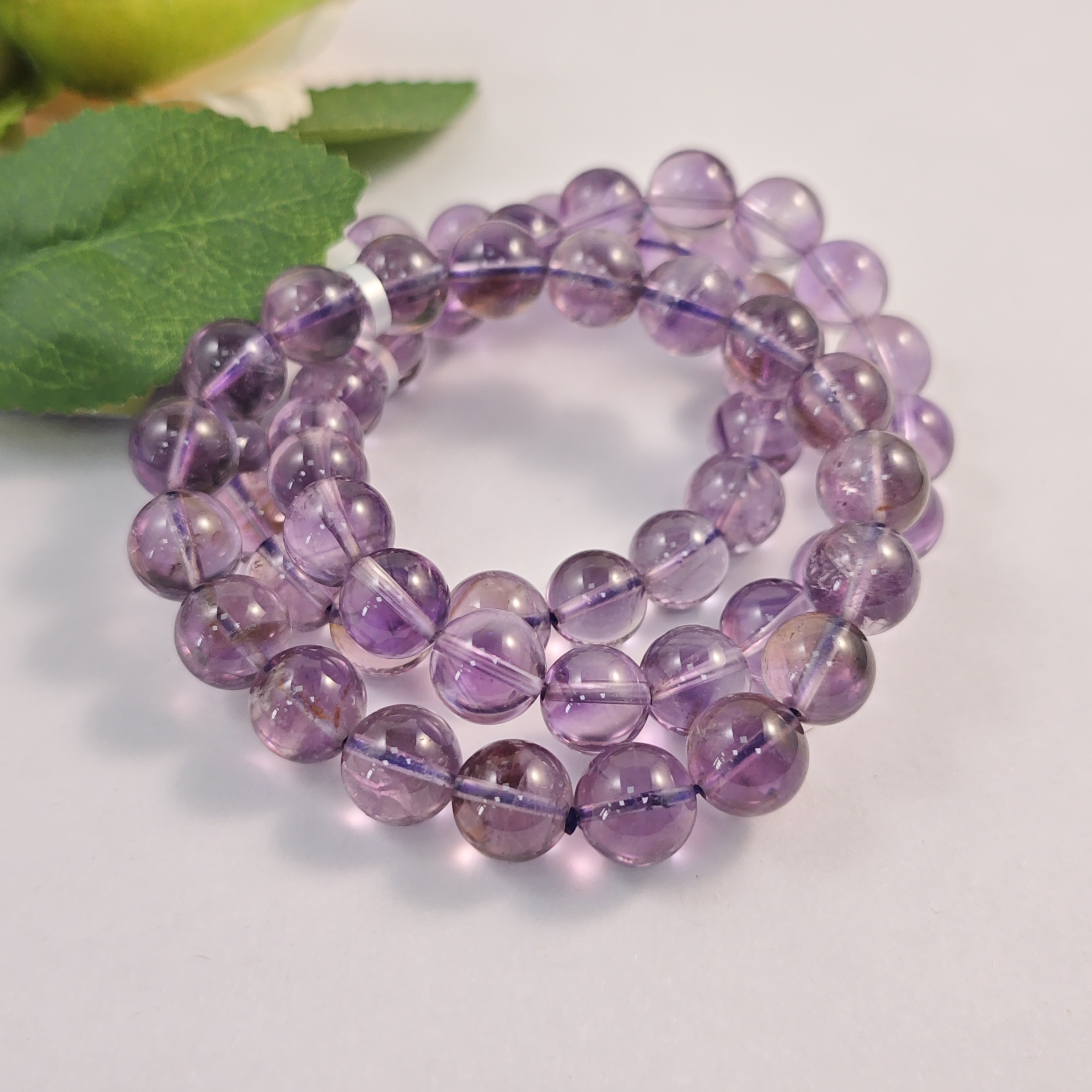 【书记甄选】天然紫水晶单圈手链 多样性发一件 约10mm 6370CK