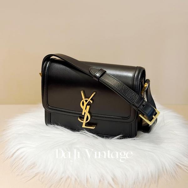 大吉中古/YSL圣罗兰黑金小号豆腐斜挎包