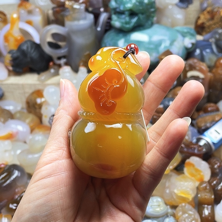 玛瑙/玉髓饰品未镶嵌专***羊