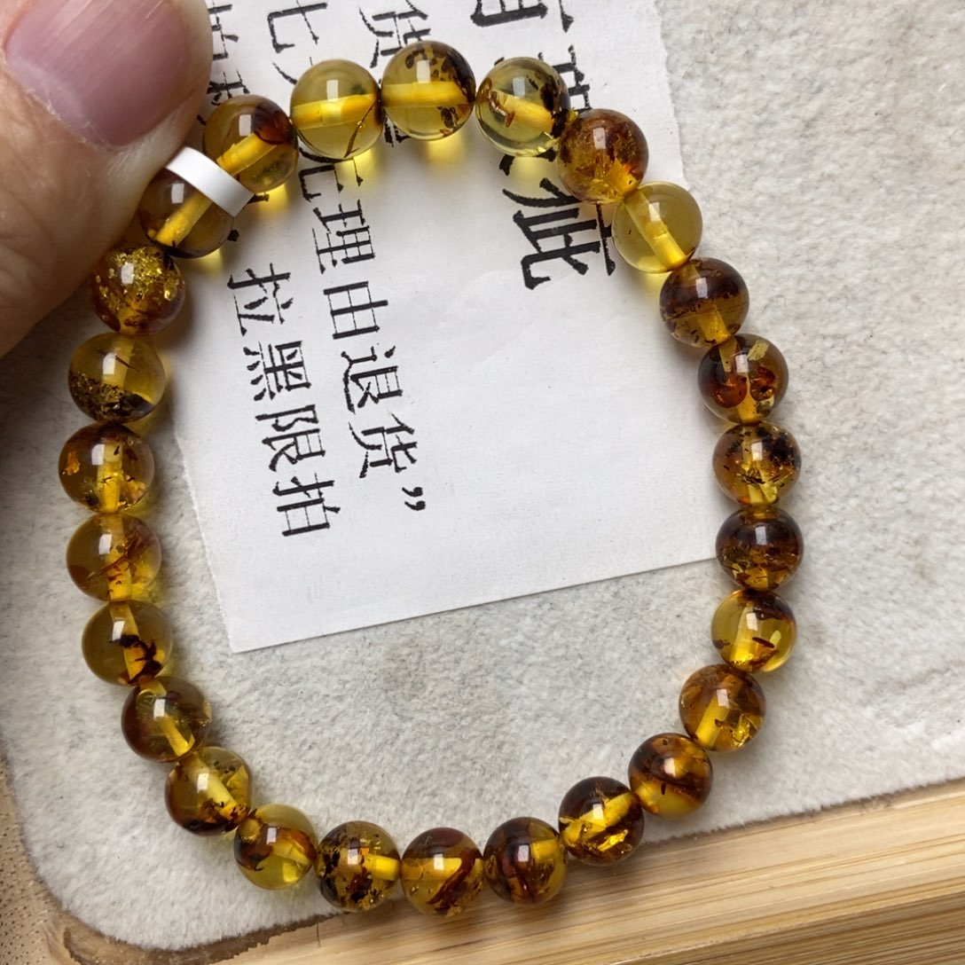 琥珀未镶嵌珠宝奇石