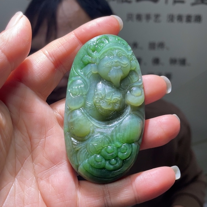 开***哥和田玉未镶嵌把件