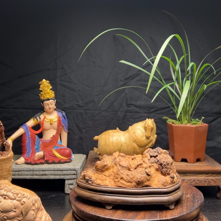 阳***️荔枝木荔枝木香炉随形118