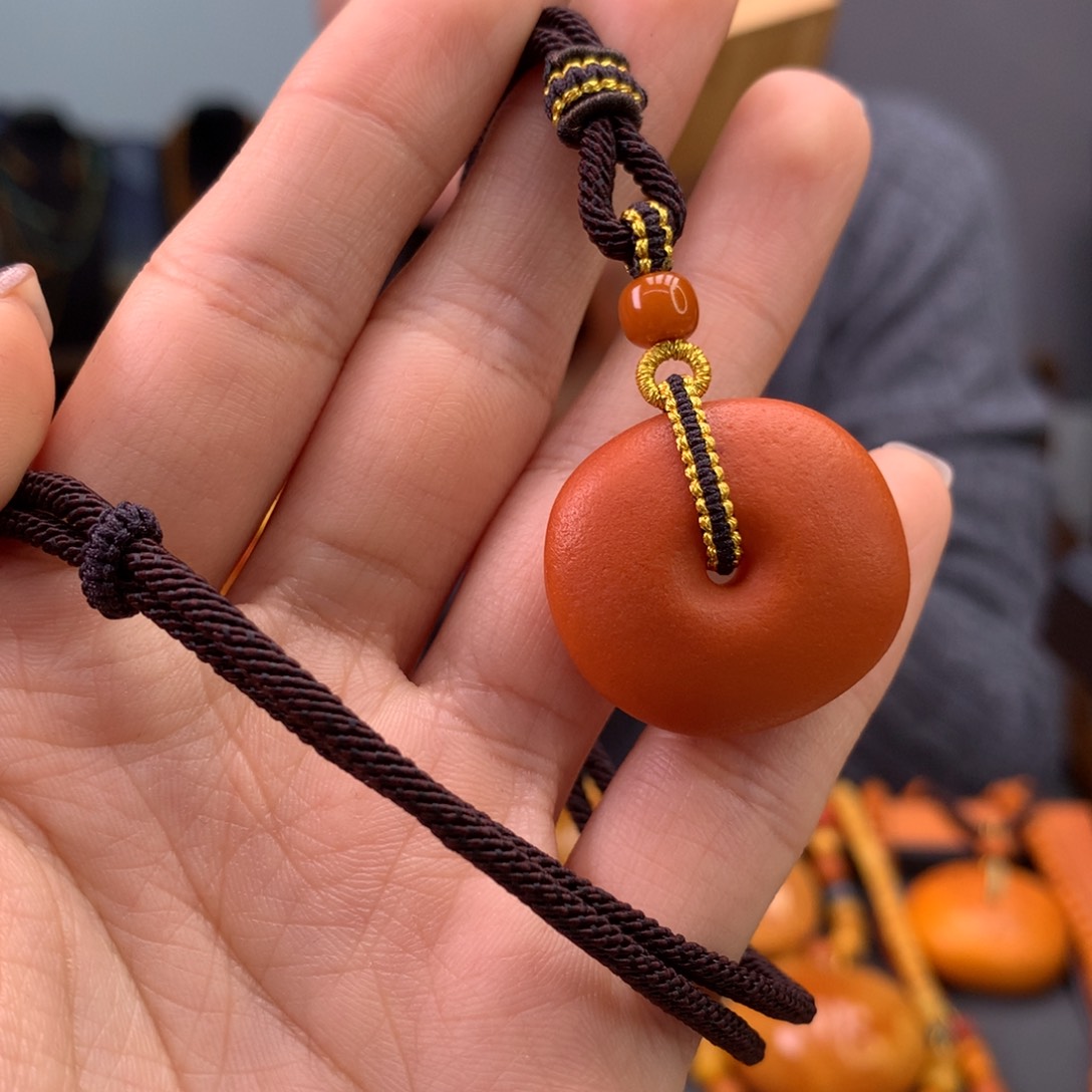 蜜蜡颈饰未镶嵌天然