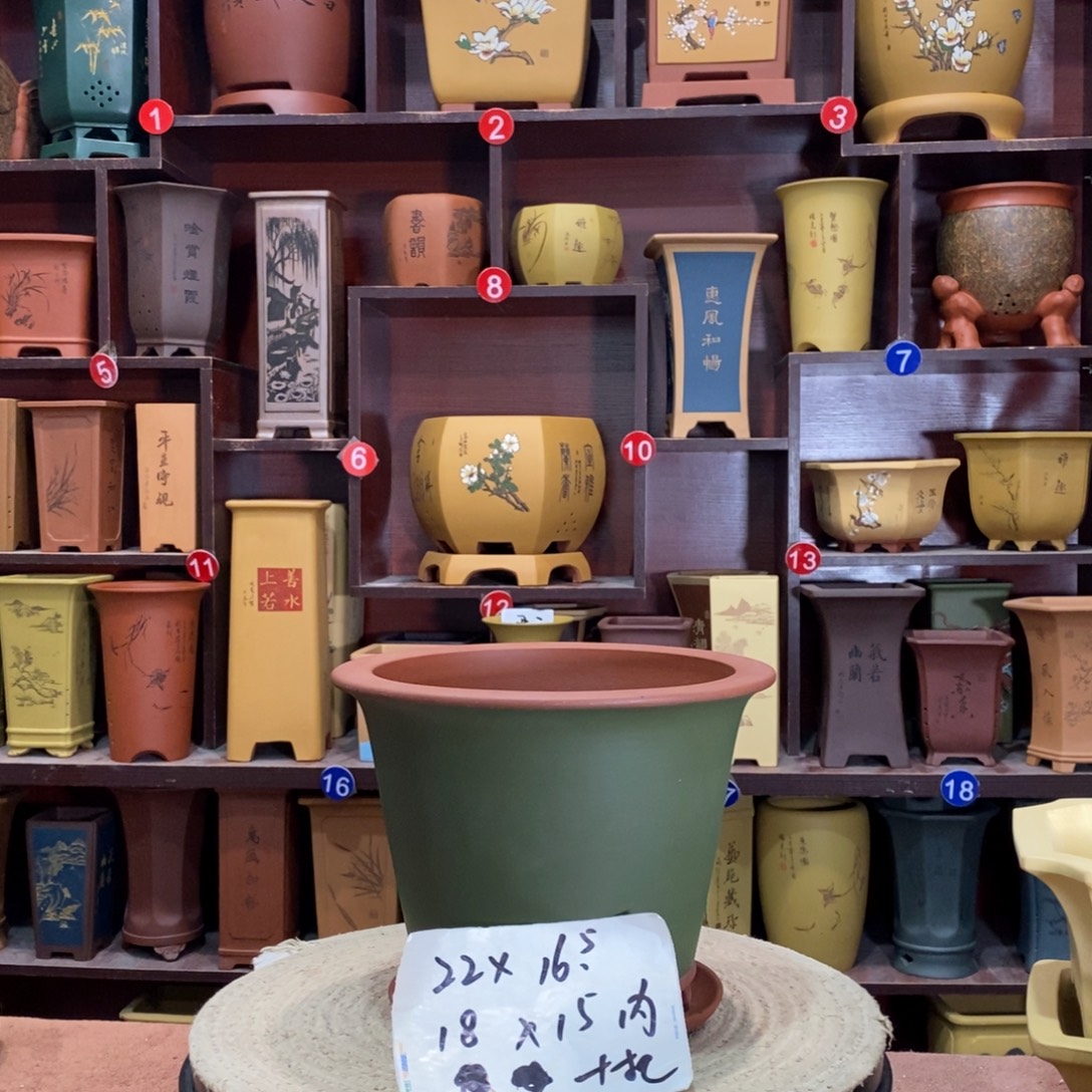 紫砂艺术紫砂花盆