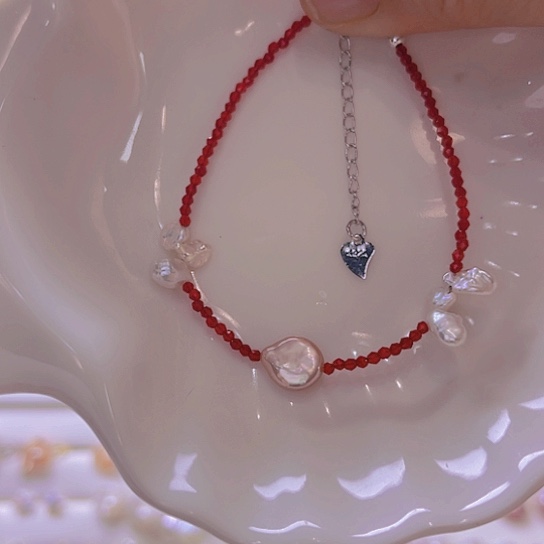 淡水珍珠手绳合金