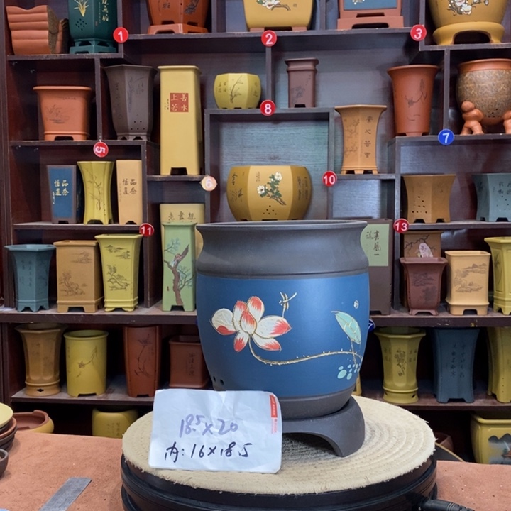 紫砂花盆紫砂花盆