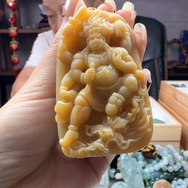 未镶嵌定制翡翠大黑天