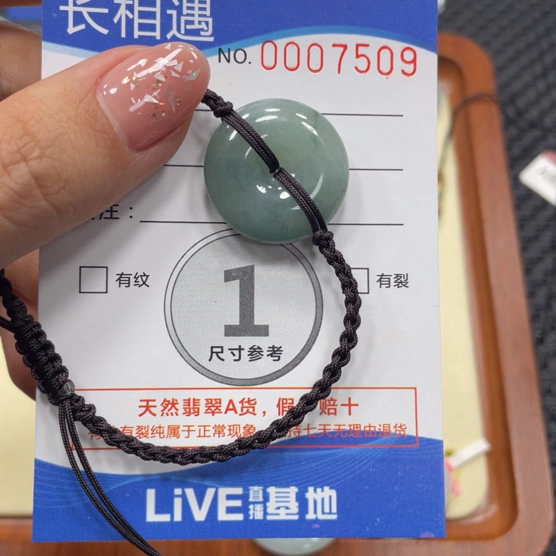 翡翠颈饰未镶嵌翡翠吊坠x 7509