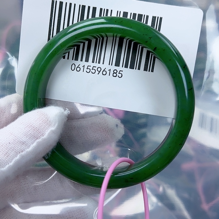 和田玉（碧玉）手镯未镶嵌58