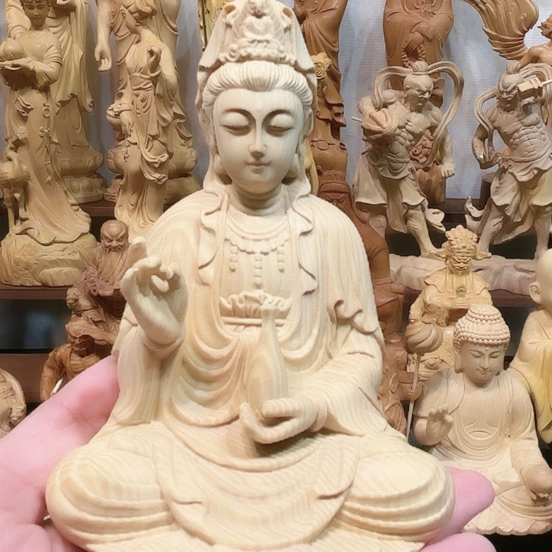 桧木会木观音瑕疵