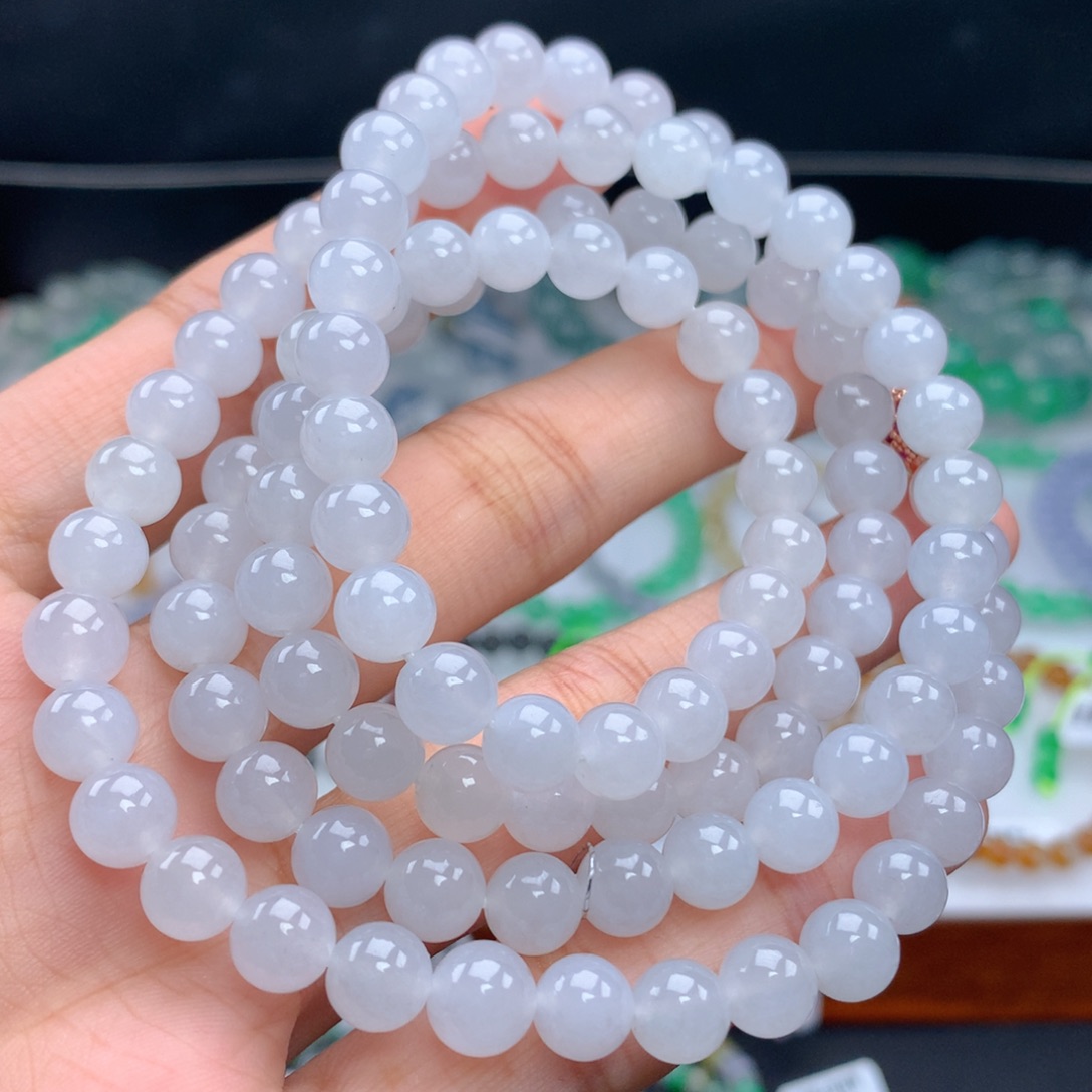 翡翠手链未镶嵌卡