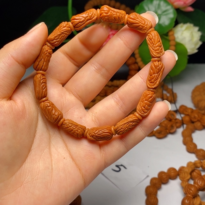 桃核手串秦岭小金条