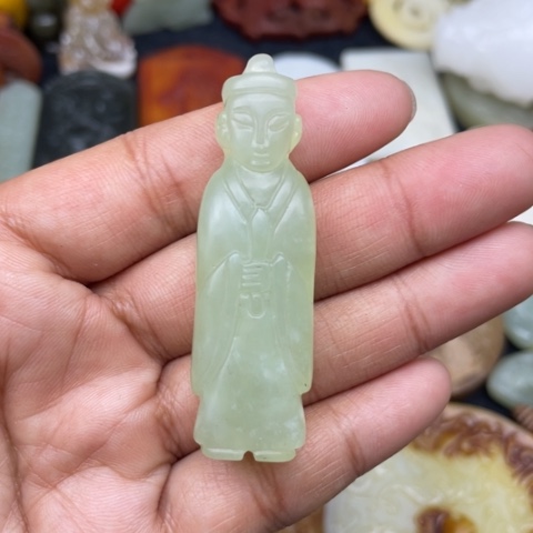 蛇纹石玉颈饰未镶嵌32