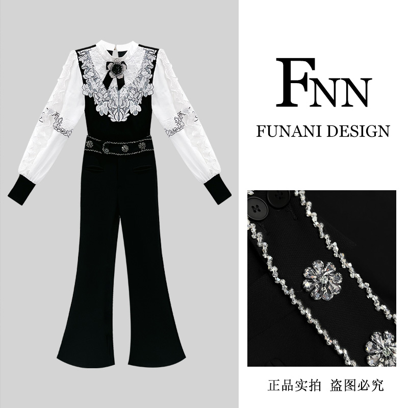 芙娜妮轻奢秋冬新款法式优雅气质套装复古显瘦名媛女装F2432963