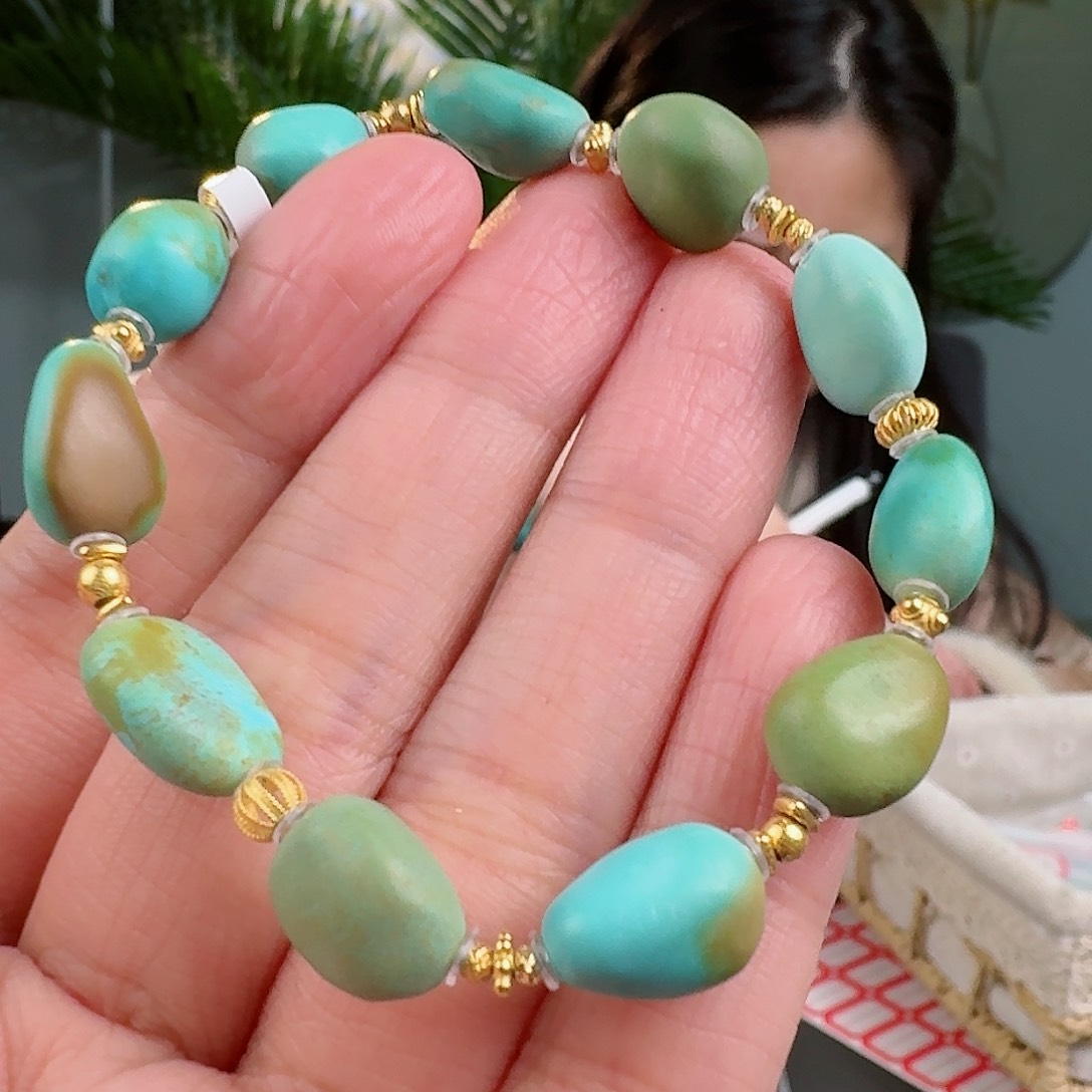 绿松石珠宝奇石未镶嵌