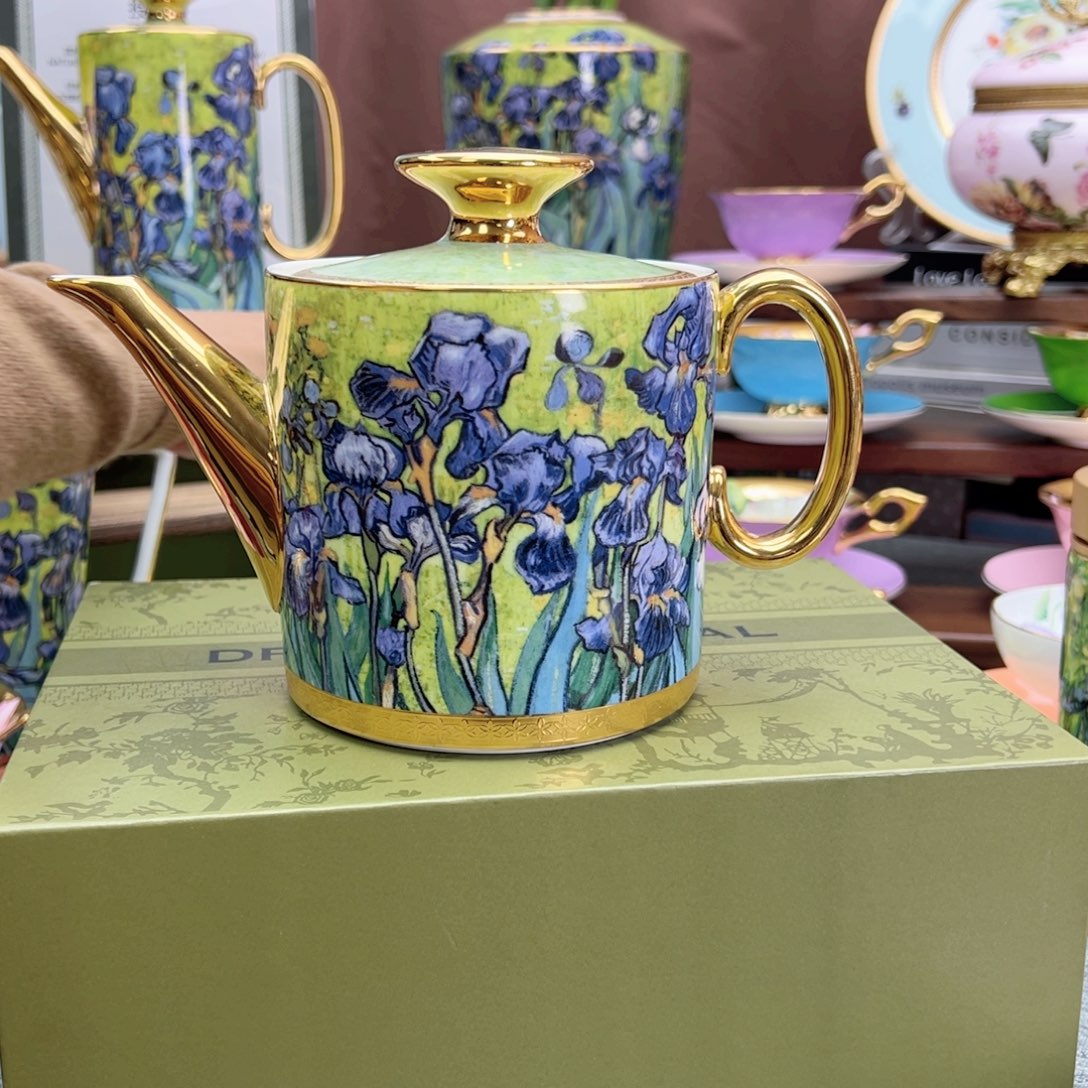 自然写生鸢尾花800毫升礼盒