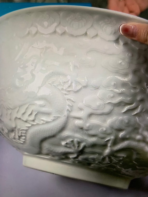 海捞瓷 釉里红聚宝盆