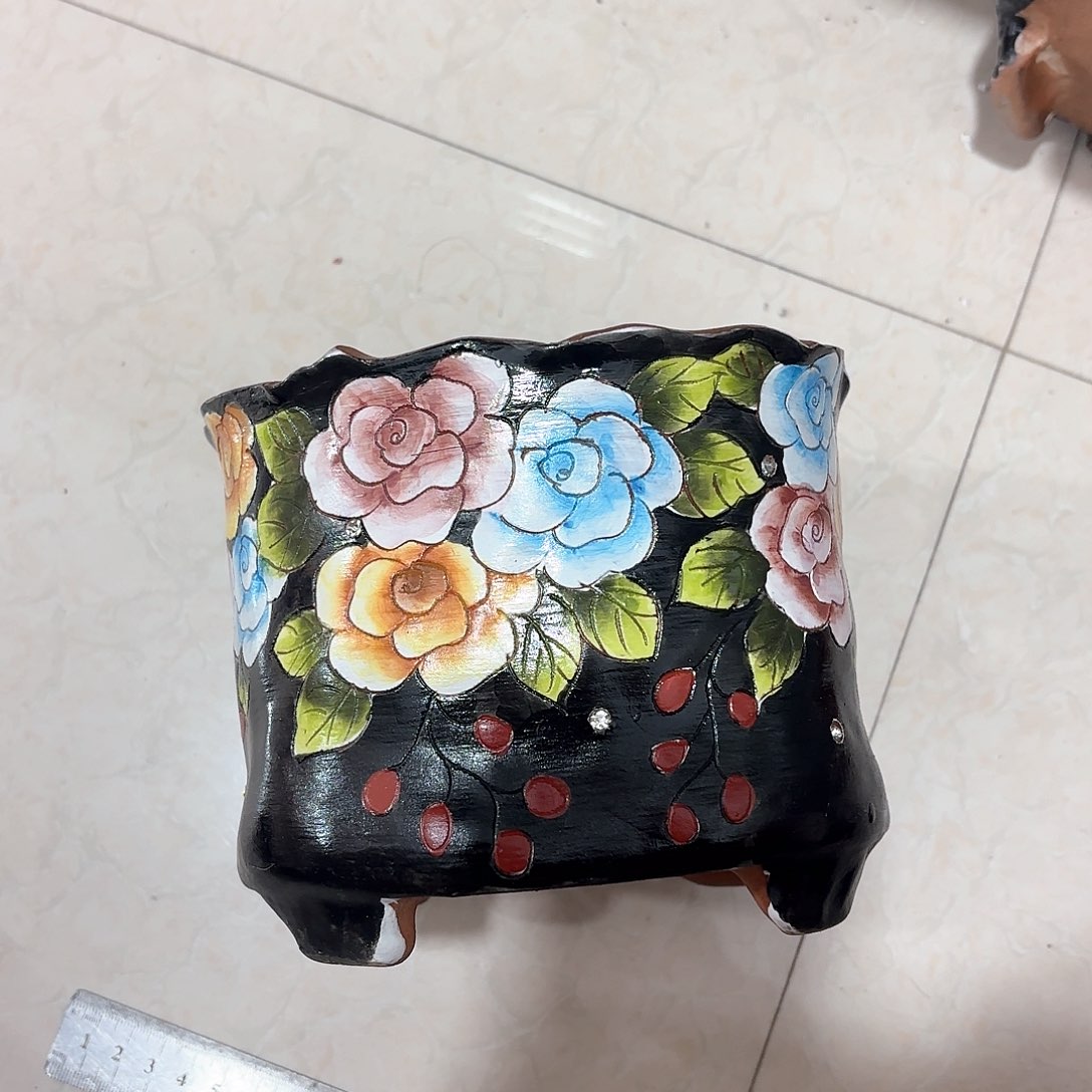 紫砂花盆手工花盆默认微瑕14/12