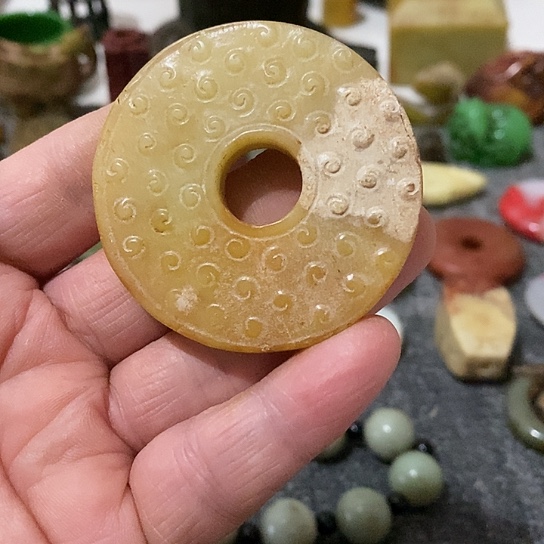 白玉菩提吊坠吊坠