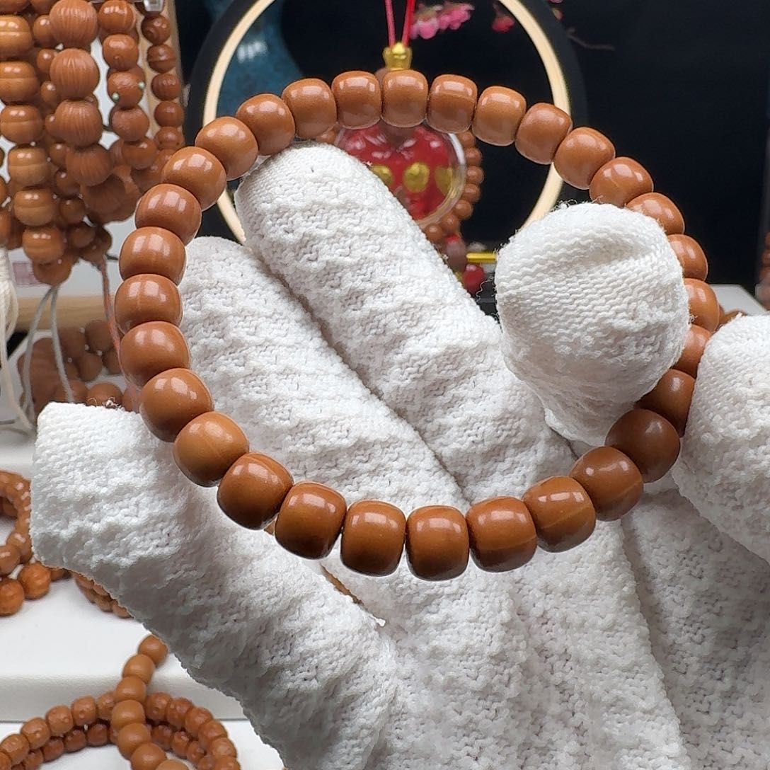 '***.猴头核桃手串猴头道珠8.5