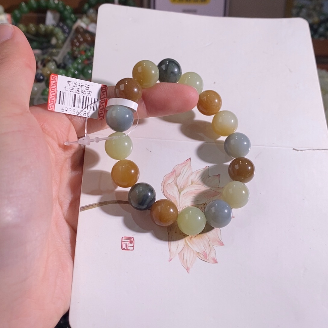 和田玉手链未镶嵌