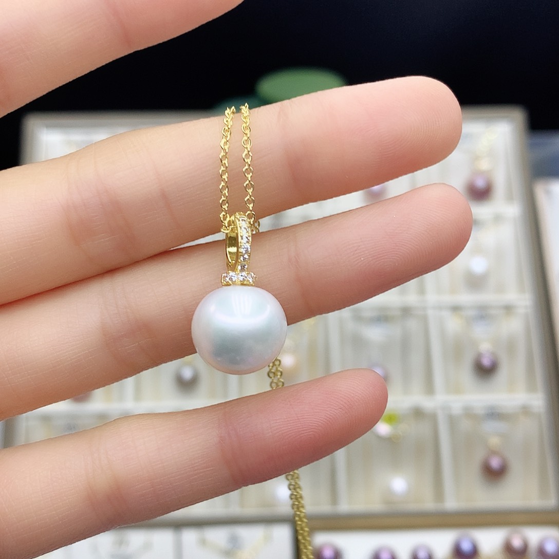 淡水珍珠颈饰合金