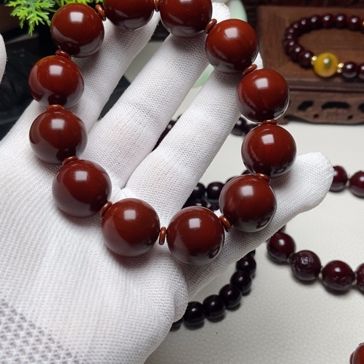 核桃手串/手链黑****业猴头毕业串