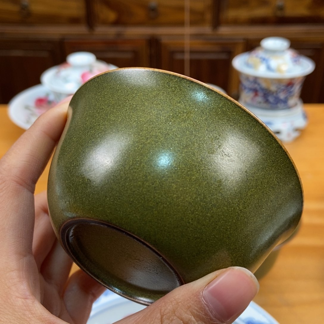 手绘现代茶具非古董