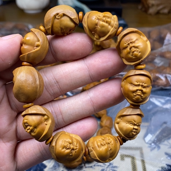 橄榄核手串/手链橄榄核雕工艺手串