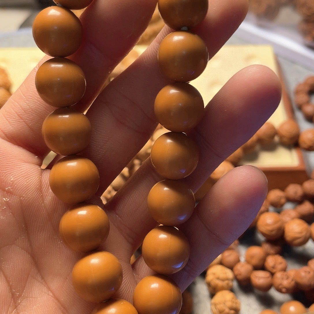 猴头核桃雕刻光珠