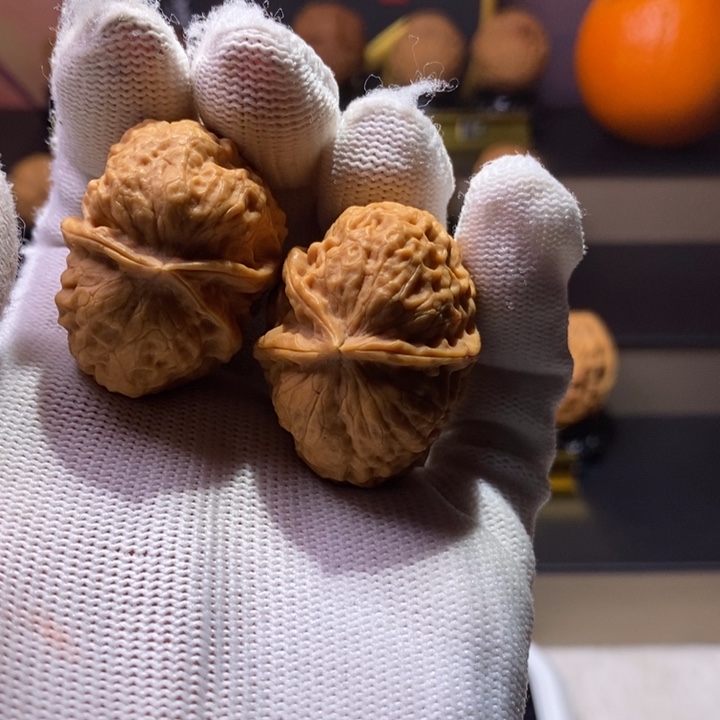 文玩核桃把件步步高升