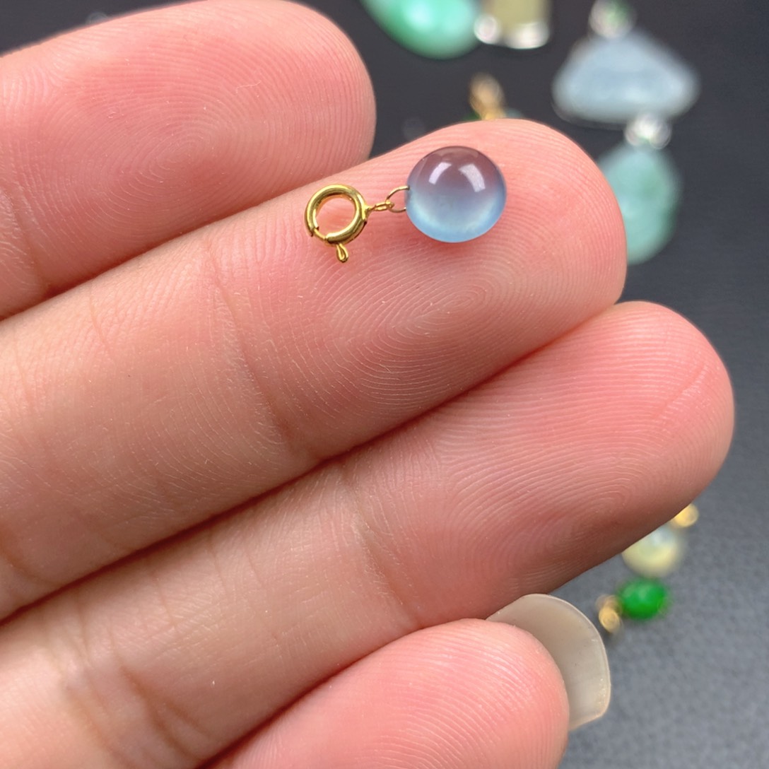 【闪购商品】翡翠18K金镶嵌颈饰翡翠