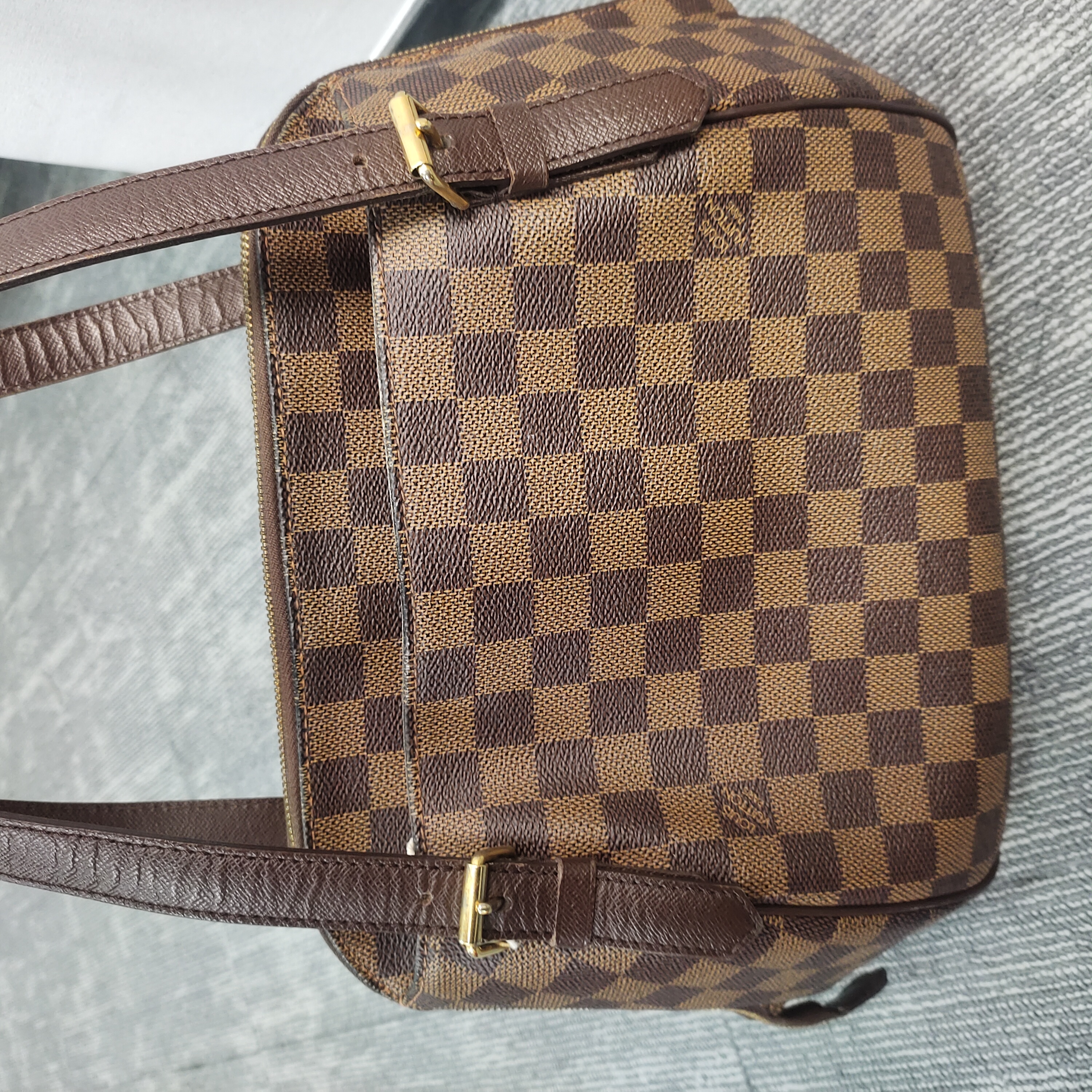 95新 LouisVuitton/路易威登 棕棋盘格元宝包/甜甜精选/57905
