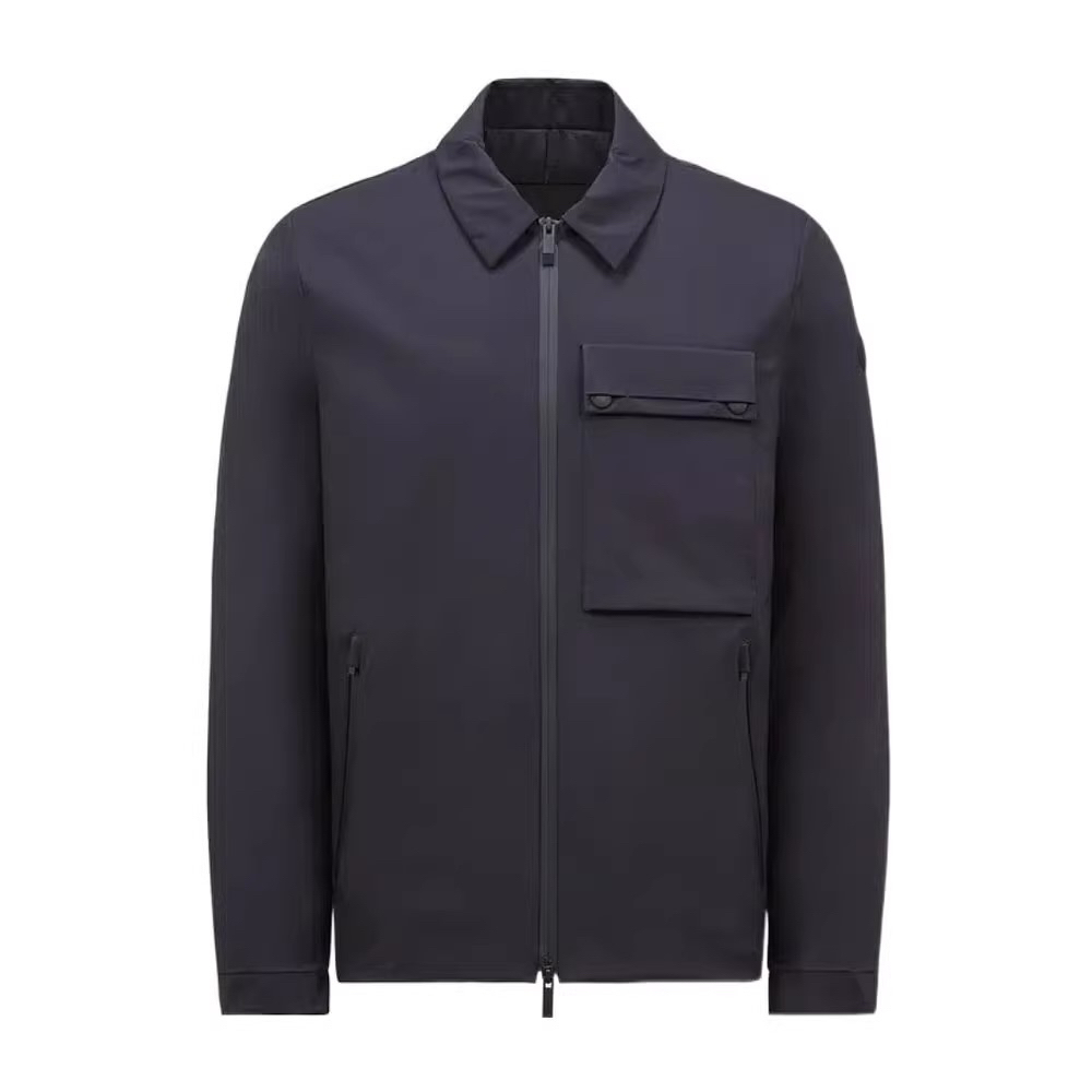 【现货】Moncler蒙口 Tortisse羽绒 厚款翻领棉服夹克 黑色